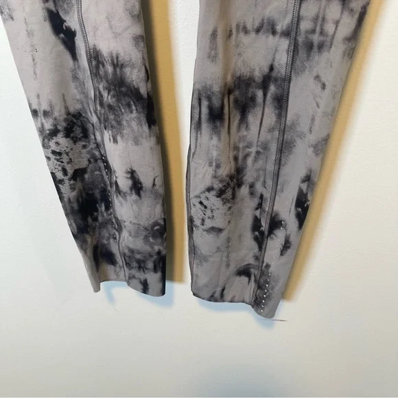 Lululemon Fast and Free Tight II 25" *Game Day Dark Chrome Black women's size 6 - Picture 3 of 6